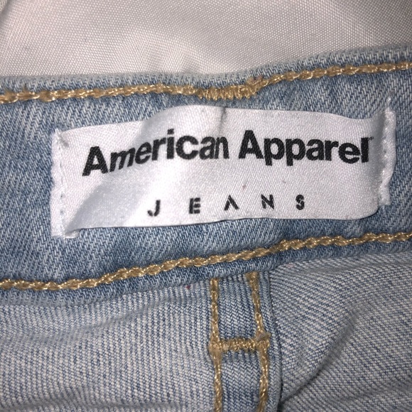 American Apparel Jean Shorts!! - Picture 3 of 4